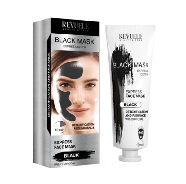 Revuele Black Mask Express Detox puhastav näomask 80ml