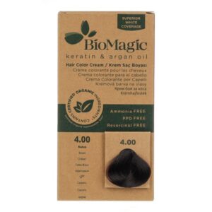Biomagic Hair Color Cream kreemjas juuksevärv 4.00 Natural Brown 60ml