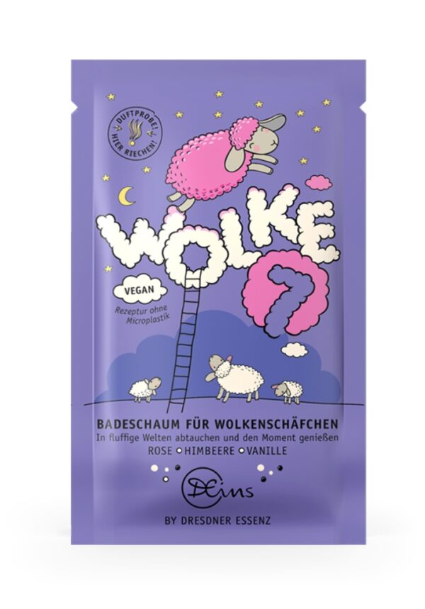 Dresdner Essenz vannisool Wolke "Roos-vaarikas-vanilje"