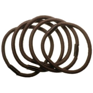 Evita Peroni Roma Juuksekummid Pony Elastic brown (5tk pakis)