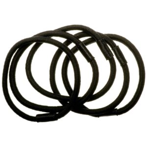 Evita Peroni Roma Juuksekumm Pony Elastik, pakendis 5tk. black