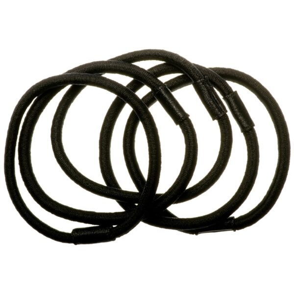 Evita Peroni Roma Juuksekumm Pony Elastik, pakendis 5tk. black