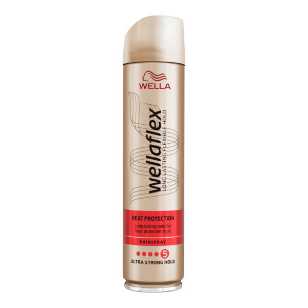 Wellaflex Heat Protection juukselakk ultra strong hold