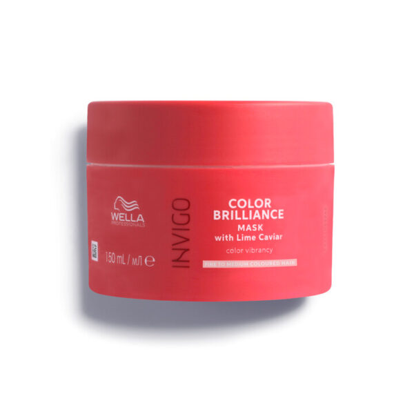 Wella Professionals Invigo Brilliance Vibrant Color Mask Fine/Normal Värvisära Mask (Õhuk./Norm. Juuksed) 150ml