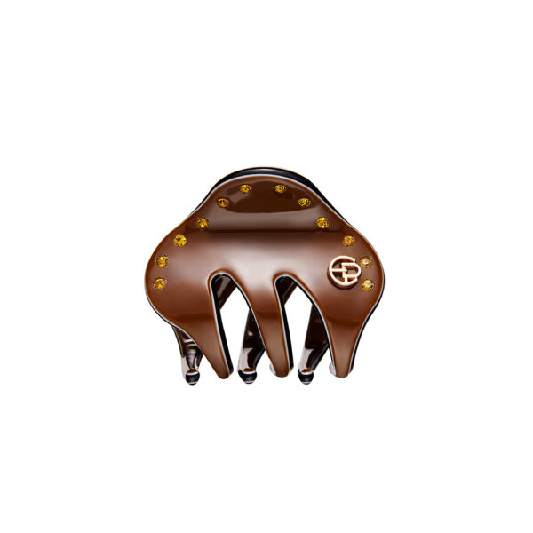 Evita Peroni Elsa Juukseklamber Mini Shark 451 brown