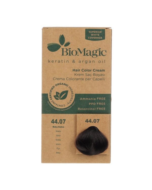 Biomagic Hair Color Cream kreemjas juuksevärv 44.07 Mocha 60ml