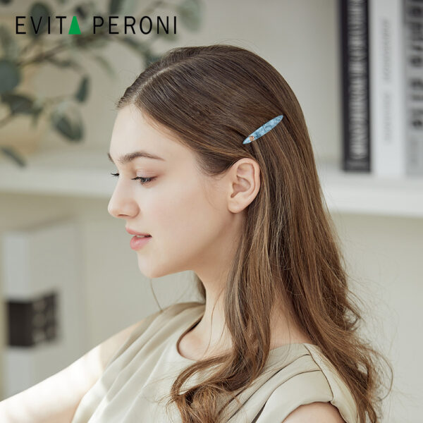 Evita Peroni Lana Juukseklamber   Snap Clip 842 light  blue - Image 2
