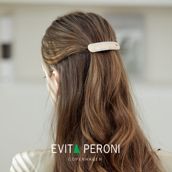 Evita Peroni Nada Juukseklamber Hair Clip 091 White - Image 2