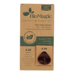 Biomagic Hair Color Cream kreemjas juuksevärv 4.58 Red Violet Auburn 60ml