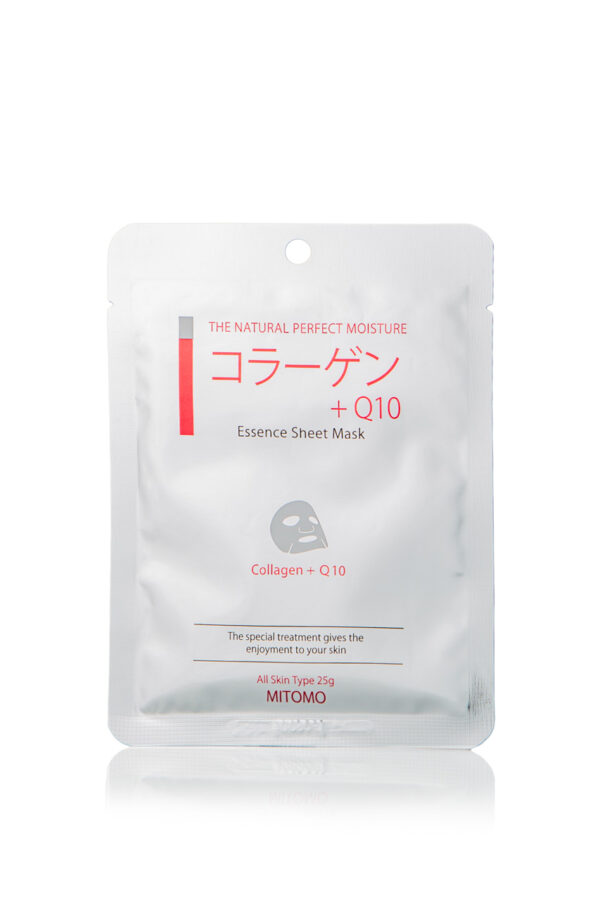 Mitomo Collagen+Q10 Essence Mask kollageeniga näomask