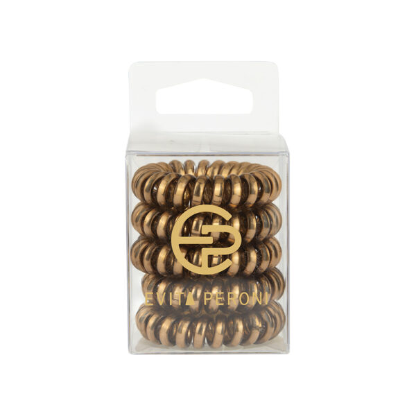 Evita Peroni Styling Elastic brown juuksekummid