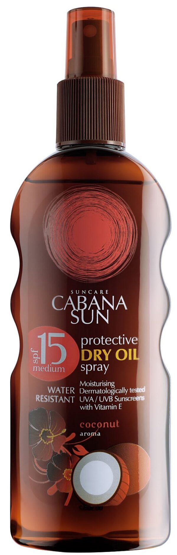 Cabana Sun Päevitusõli sprei koheselt kuivav SPF15 200ml