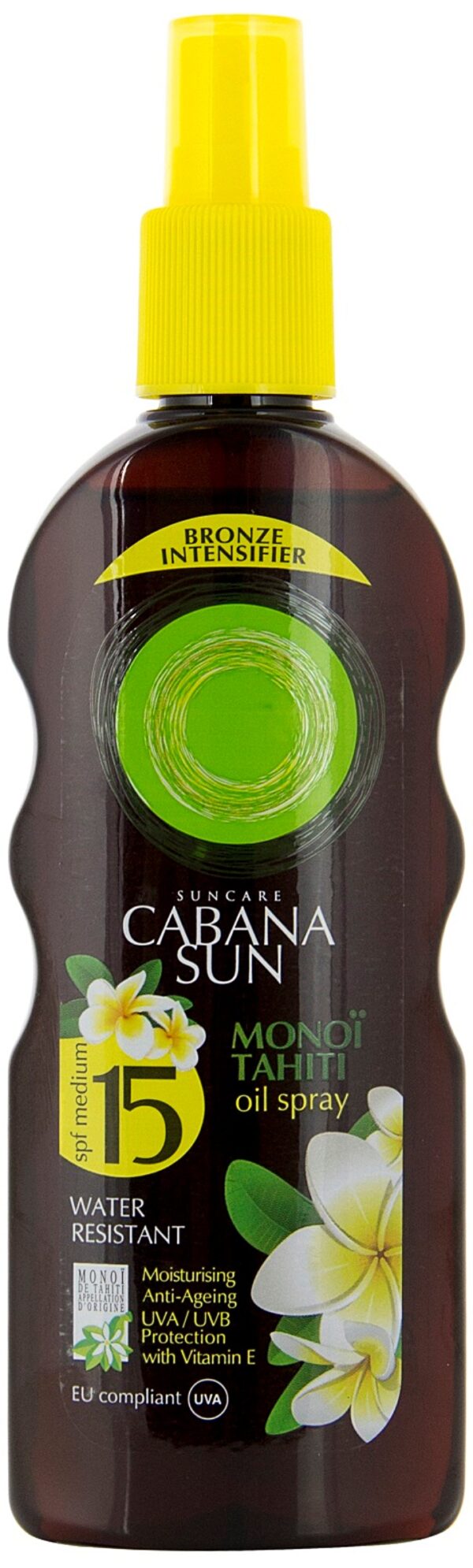 Cabana Sun Päevitust kiirendav õli sprei Monoi Tahiti SPF15 200ml