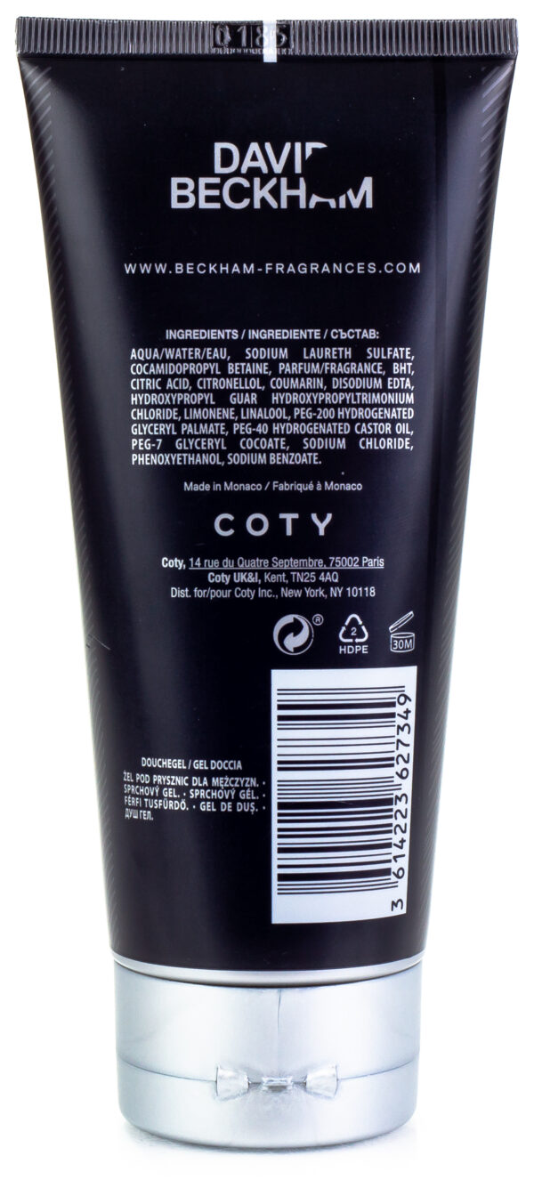 David Beckham Respect dušigeel 200ml - Image 2