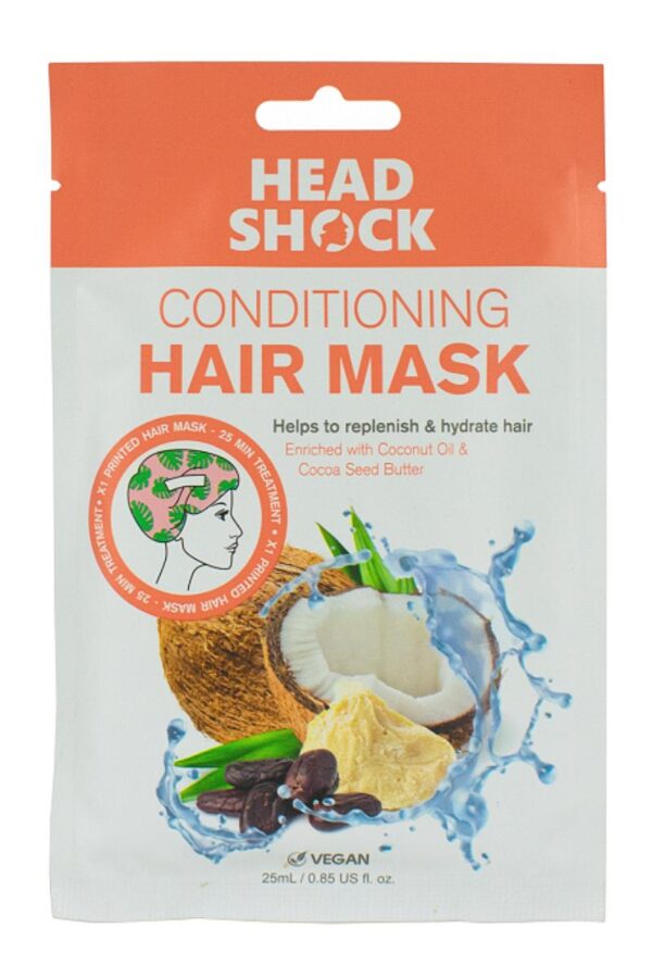 Head Shock Niisutav kangasmask juustele kookosõliga 25ml