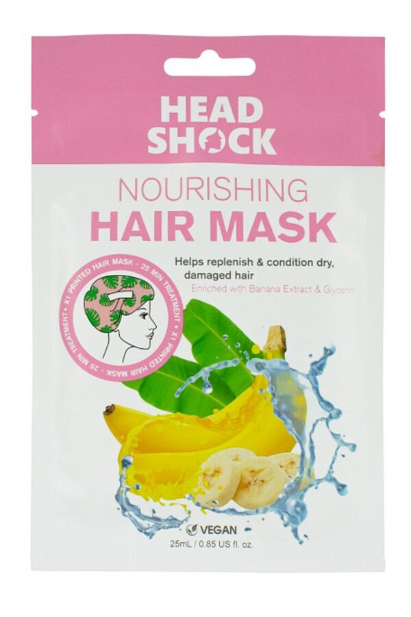 Head Shock Toitev kangasmask juustele banaaniga 25ml