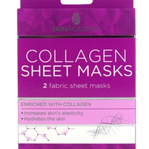 Skin Academy Vananemisvastane kangasmask näole kollageeniga 2tk