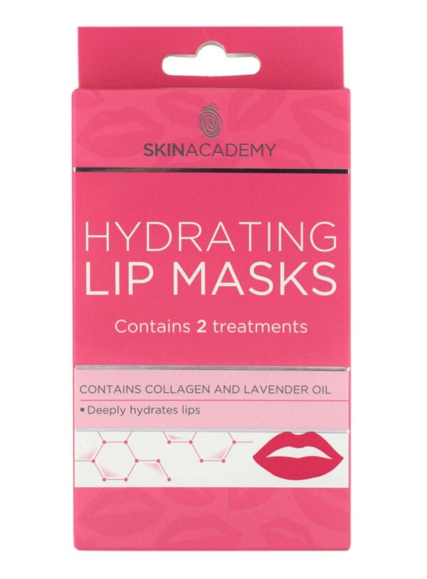 Skin Academy Niisutav mask huultele 2tk