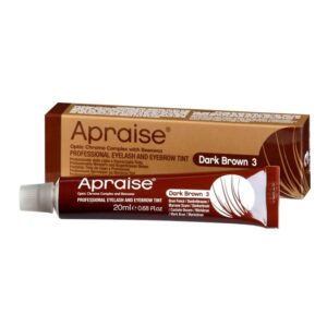 Apraise Tumepruun ripsme- ja kulmuvärv Nr.3 20ml