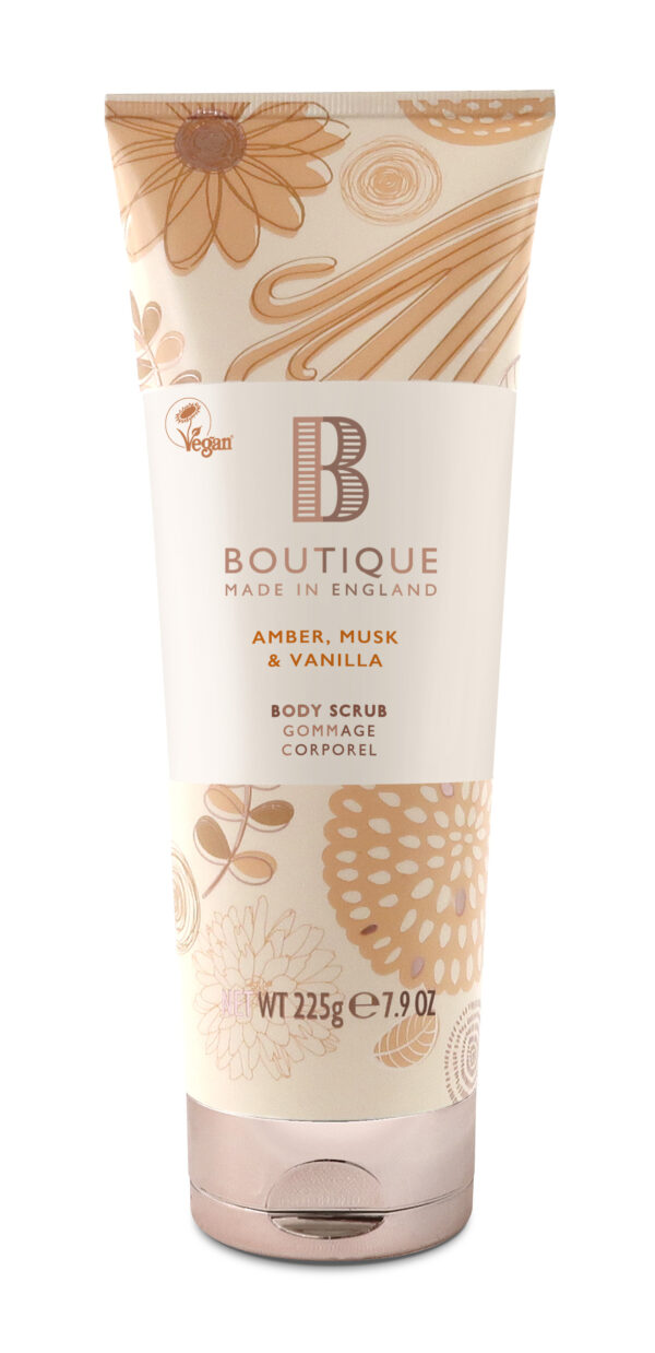 Boutique Kehakoorimisgeel merevaik, muskus ja vanilje 500ml