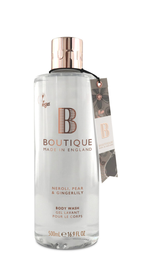 Boutique Vanni-ja dušigeel neroli, pirn ja ingveriõis 500ml