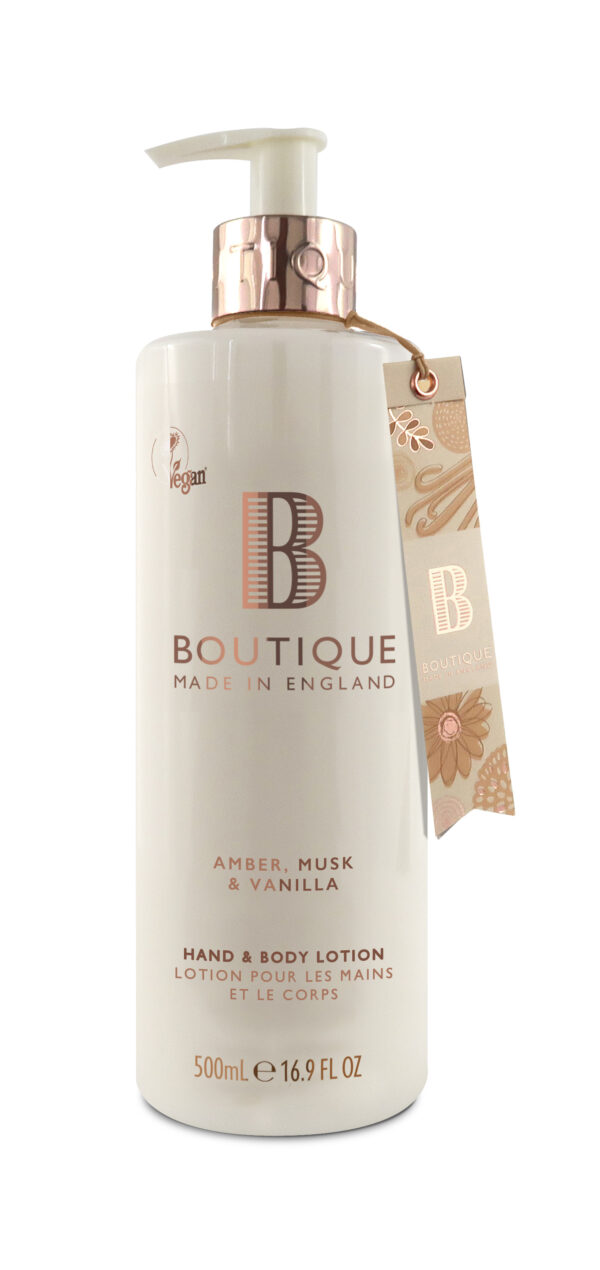 Boutique Keha-ja kätekreem merevaik, muskus ja vanilje 500ml