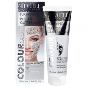 Revuele Peel Off Glitter Mask puhastav mask hõbedaga 80ml