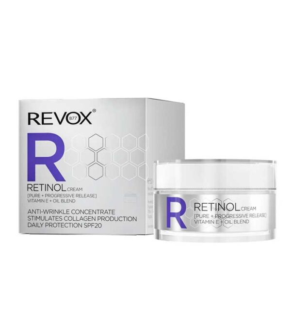 Revox kortsudevastane päevakreem retinooliga