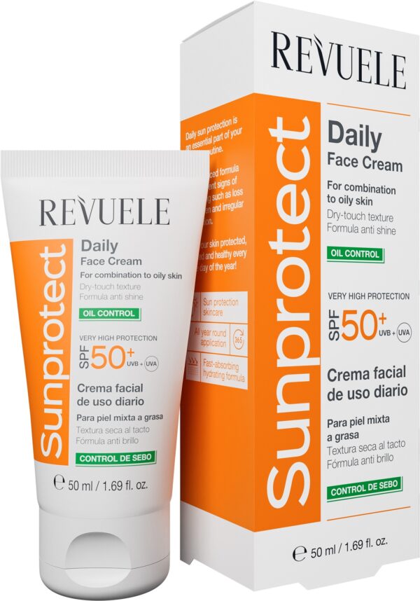 Revuele Päevakreem SPF50 rasusele nahale 50ml