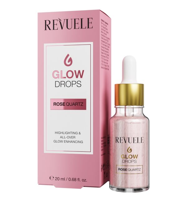 Revuele Glow Drops Säratilgad näole ja kehale roosa 20ml