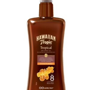 Hawaiian Tropic Päevitusõli sprei SPF 8