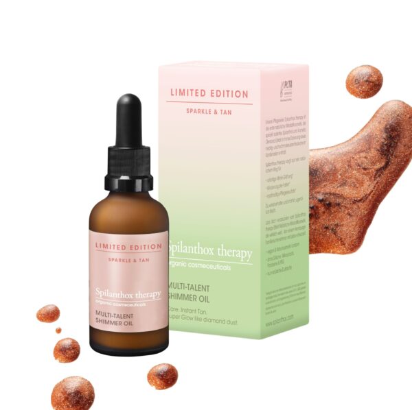 Spilanthox Therapy Multi-Talent Shimmer Oil Sädelev Õli kehale ja näole 50ml - Image 2