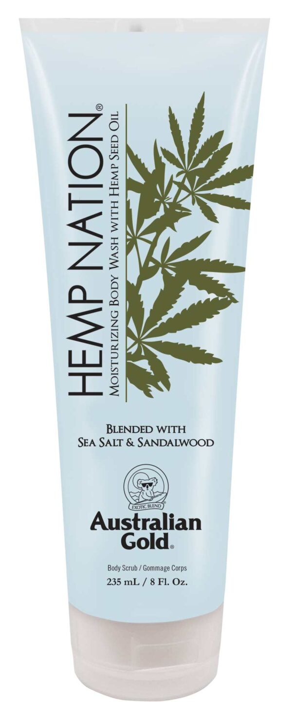 Australian Gold Hemp Nation Sea Salt &Sandalwood päevitust pikendav dušigeel 230ml