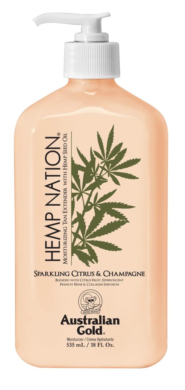 Australian Gold Hemp Nation Sparkling Citrus & Campange päevitusjärgne kehakreem 535ml