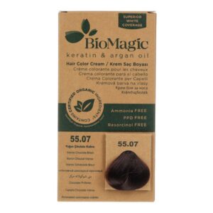Biomagic Hair Color Cream kreemjas juuksevärv 55.07 Intence Chocolate Brown 60ml