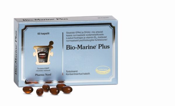 Bio-Marine Plus Kapslid Puhas Kontsentreeritud Kalaõli B12-Vitamiiniga N60