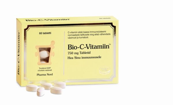 Bio-C-Vitamiin Ravimikvaliteediga Mittehappeline C-Vitamiin N60