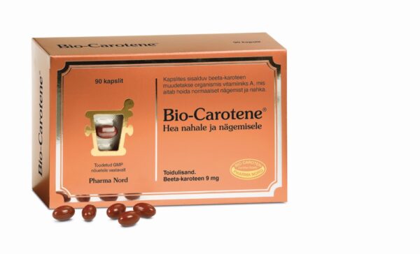 Bio-Carotene Kapslid Puhas Beeta-Karoteen Kergelt Imenduval Ja Stabiilsel Kujul - A-Vitamiini Looduslik Eelvorm N90