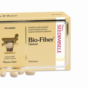 Bio-Fiber Tabletid Kontsentreeritud Kiudained Seedimisele N120