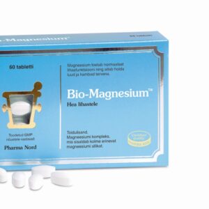 Bio-Magnesium Tabletid Kolme Erineva Magneesiumisoola Kompleks N60