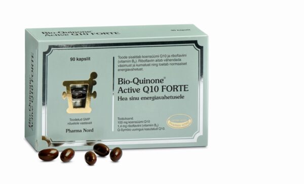 Bio-Quinone Q10 Forte 100mg Pehmed Valguskindlad Kapslid, Mis Sisaldavad Taimeõlis Lahustatud Q10-T N90