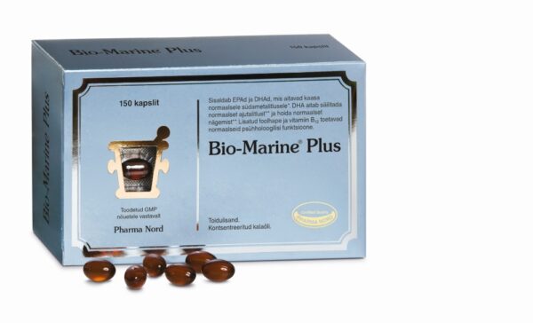 Bio-Marine Plus Kapslid Puhas Kontsentreeritud Kalaõli B12-Vitamiiniga N150