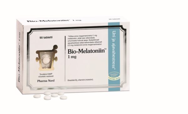 Bio-Melatoniin 1mg Ravimikvaliteediga Melatoniini Tabletid N90