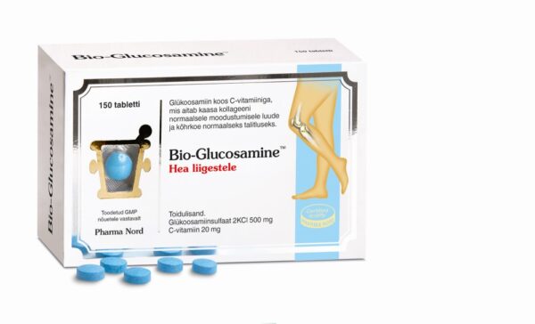 Bio-Glucosamine Tabletid 500mg  Glükoosamiin Koos C-Vitamiiniga N150