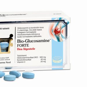 Bio-Glucosamine Forte Tabletid 500mg/400mg  Glükoosamiin Ja Kondroitiin Koos C-Vitamiiniga N80