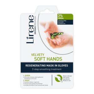 Lirene Taastav kätehooldus: kätekoorija 17ml+kinnas-mask 1paar