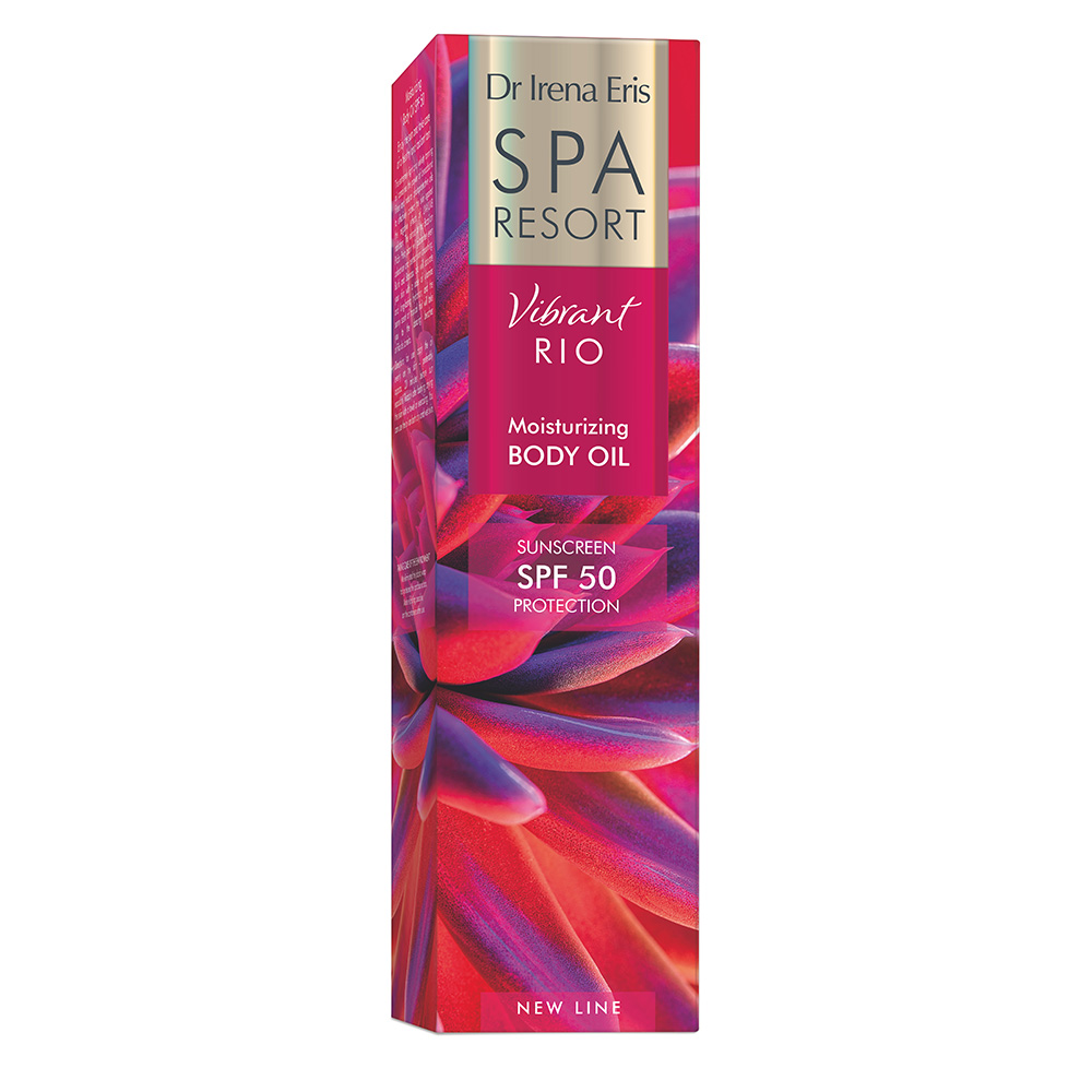 Dr Irena Eris Spa Resort Vibrant Rio niisutav päevitusõli SPF50 200ml - Image 2