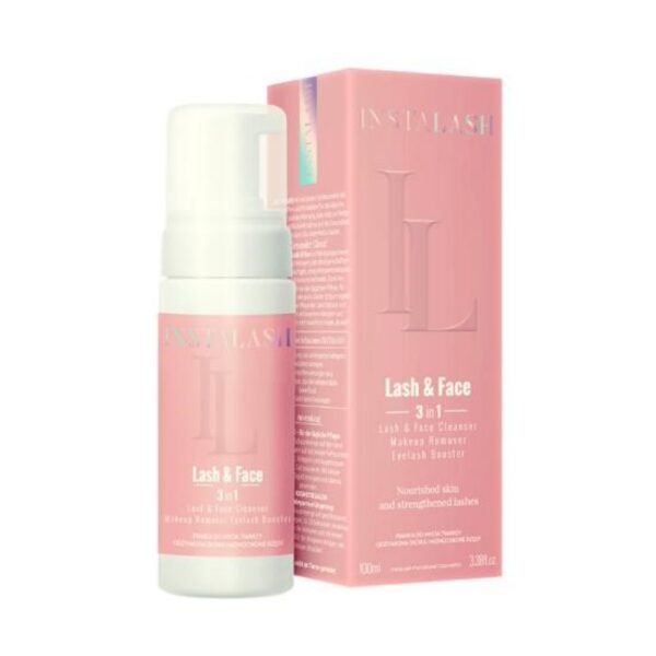 Instalash lash & Face Foam näo ja ripsmete puhastusvaht ripsmepalsamiga 100ml