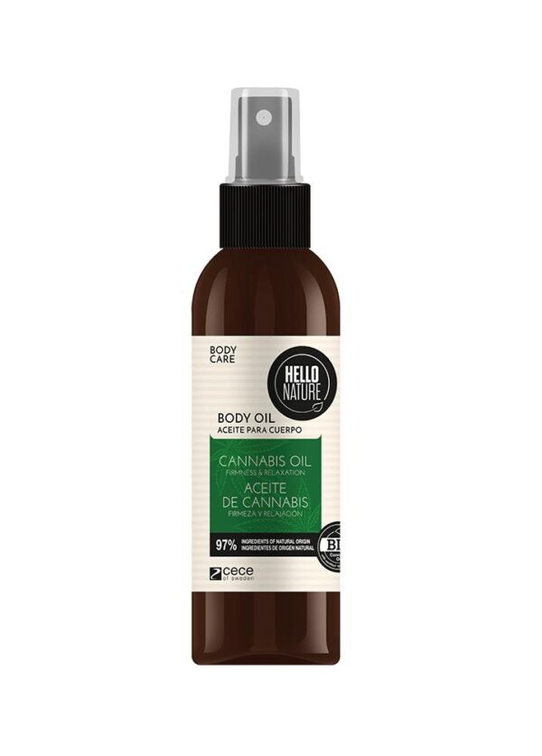 Hello Nature Pinguldav ja rahustav kanepiõli kehale 130ml