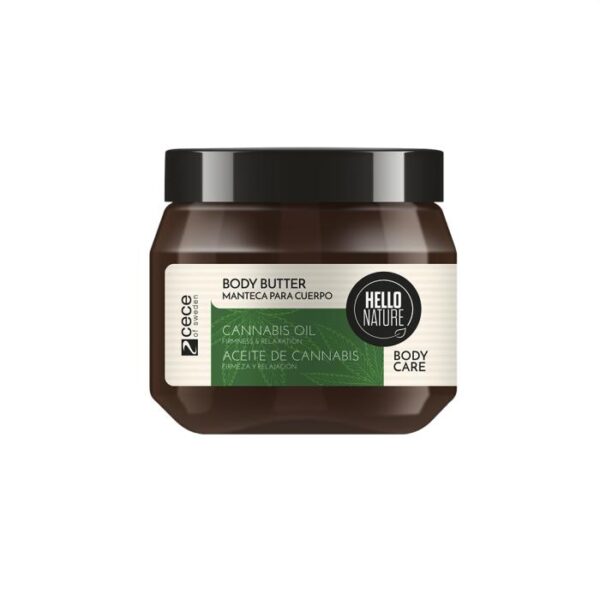 Hello Nature Pinguldav ja rahustav kehavõi kanepiõliga 250ml